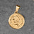 1 Piece 304 Stainless Steel 18K Gold Plated Human Coin Polished Pendant