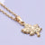 1 Piece 304 Stainless Steel 18K Gold Plated Leaf Pendant