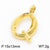 1 Piece 304 Stainless Steel 18K Gold Plated Letter Pendant