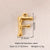 1 Piece 304 Stainless Steel 18K Gold Plated Letter Pendant