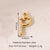 1 Piece 304 Stainless Steel 18K Gold Plated Letter Pendant