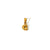 1 Piece 304 Stainless Steel 18K Gold Plated Letter Pendant