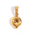 1 Piece 304 Stainless Steel 18K Gold Plated Letter Polished Pendant