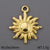 1 Piece 304 Stainless Steel 18K Gold Plated Sun Chain