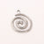 1 Piece 304 Stainless Steel 18K Gold Plated Swirl Pattern Pendant