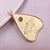 1 Piece 304 Stainless Steel 18K Gold Plated Triangle Insect Pendant