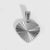 1 Piece 304 Stainless Steel 316 Stainless Steel  Water Droplets Waves Heart Shape Pendant