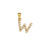 1 Piece 304 Stainless Steel Artificial Pearls Zircon 18K Gold Plated Letter Polished Pendant