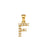 1 Piece 304 Stainless Steel Artificial Pearls Zircon 18K Gold Plated Letter Polished Pendant