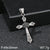 1 Piece 304 Stainless Steel Cross Egypt Pendant