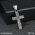 1 Piece 304 Stainless Steel Cross Egypt Pendant