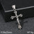 1 Piece 304 Stainless Steel Cross Egypt Pendant