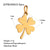 1 Piece 304 Stainless Steel Cross Four Leaf Clover Star Hair Accessories Card Bracelet Card Earring Card