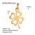 1 Piece 304 Stainless Steel Cross Four Leaf Clover Star Hair Accessories Card Bracelet Card Earring Card