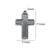 1 Piece 304 Stainless Steel Cross Pendant