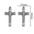 1 Piece 304 Stainless Steel Cross Pendant