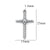 1 Piece 304 Stainless Steel Cross Pendant