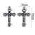 1 Piece 304 Stainless Steel Cross Pendant