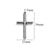 1 Piece 304 Stainless Steel Cross Pendant