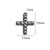 1 Piece 304 Stainless Steel Cross Pendant