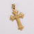 1 Piece 304 Stainless Steel Cross Pendant