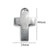 1 Piece 304 Stainless Steel Cross Pendant