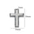 1 Piece 304 Stainless Steel Cross Pendant