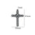 1 Piece 304 Stainless Steel Cross Pendant