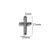 1 Piece 304 Stainless Steel Cross Pendant