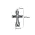 1 Piece 304 Stainless Steel Cross Pendant