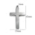 1 Piece 304 Stainless Steel Cross Pendant