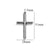 1 Piece 304 Stainless Steel Cross Pendant