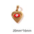 1 Piece 304 Stainless Steel Devil's Eye Pendant