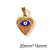 1 Piece 304 Stainless Steel Devil's Eye Pendant