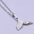 1 Piece 304 Stainless Steel Fish Tail Pendant