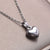 1 Piece 304 Stainless Steel Heart Shape Pendant