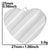 1 Piece 304 Stainless Steel Heart Shape