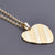 1 Piece 304 Stainless Steel Heart Shape