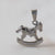 1 Piece 304 Stainless Steel Horse Jewelry Accessories Pendant