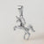 1 Piece 304 Stainless Steel Horse Jewelry Accessories Pendant