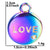 1 Piece 304 Stainless Steel Love Round Pendant