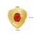 1 Piece 304 Stainless Steel Natural Stone Natural Stone 14K Gold Plated Heart Shape Pendant