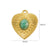 1 Piece 304 Stainless Steel Natural Stone Natural Stone 14K Gold Plated Heart Shape Pendant