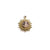 1 Piece 304 Stainless Steel Natural Stone Natural Stone 14K Gold Plated Round Jewelry Accessories Pendant