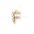 1 Piece 304 Stainless Steel Pearl Zircon Letter Pendant Chain