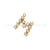 1 Piece 304 Stainless Steel Pearl Zircon Letter Pendant Chain