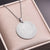 1 Piece 304 Stainless Steel Round Pendant