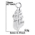 1 Piece 304 Stainless Steel Solid Color Pendant