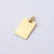 1 Piece 304 Stainless Steel Solid Color Pendant