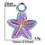 1 Piece 304 Stainless Steel Starfish Pendant